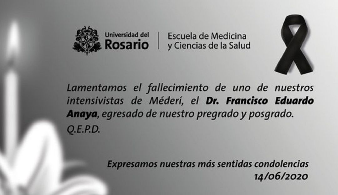 Noticias Bogotá:: Muere en Bogotá médico intensivista por COVID-19