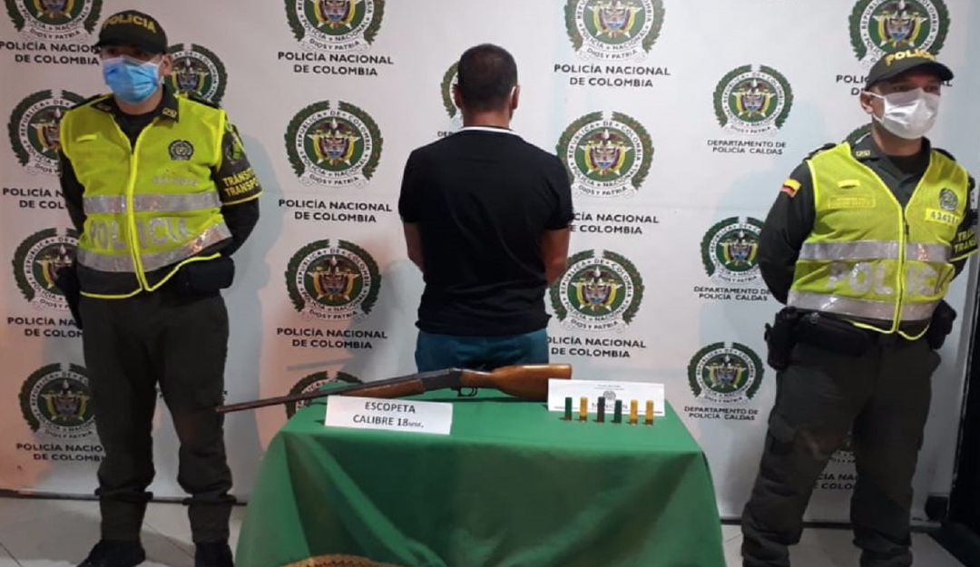 Arma de fuego incautada