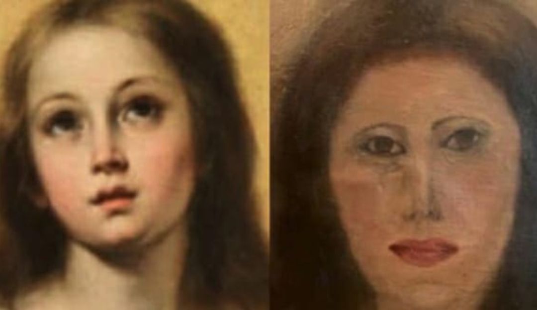 Restauración Inmaculada del Escorial: 'La inmaculada del Escorial', otra obra víctima de una mala restauración