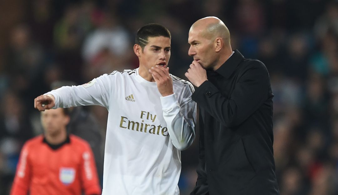 Zidane a James Rodríguez: "No te explicaré nada": Zidane respondió a declaraciones de James