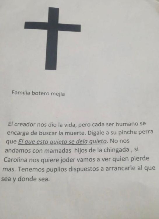 Amenazas alcaldía de Pereira: Denuncian amenazas de muerte contra excandidata verde a Alcaldía de Pereira Amenazas alcaldía de Pereira: Denuncian amenazas de muerte contra excandidata verde a Alcaldía de Pereira