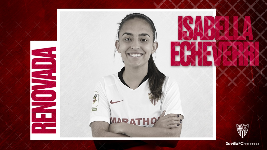 Isabella Echeverri renovó un año más con el Sevilla de España