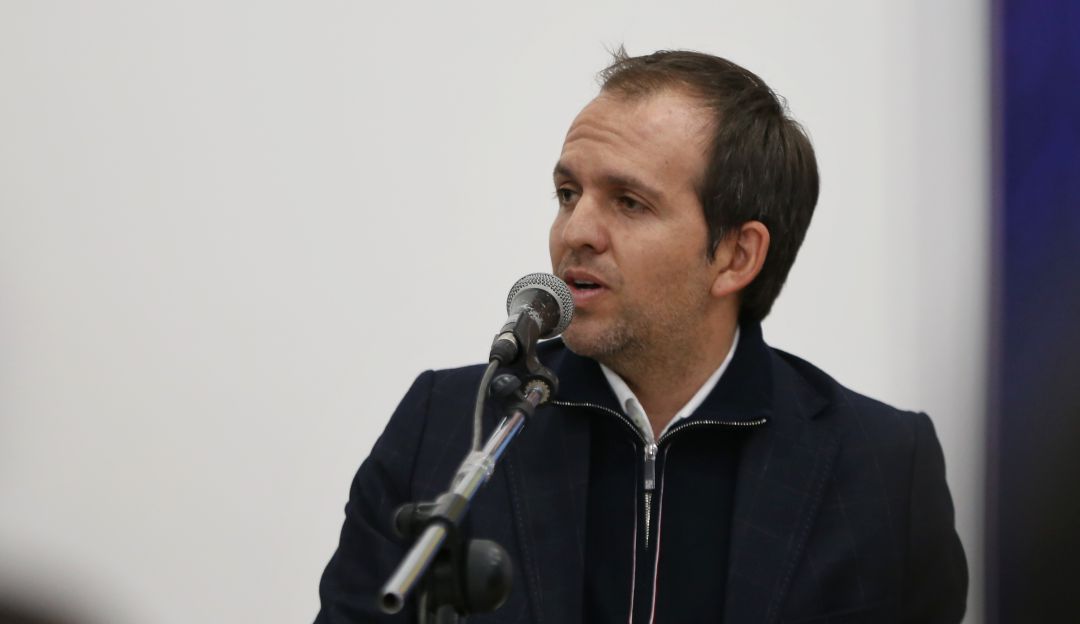 Ernesto Lucena, ministro del Deporte.