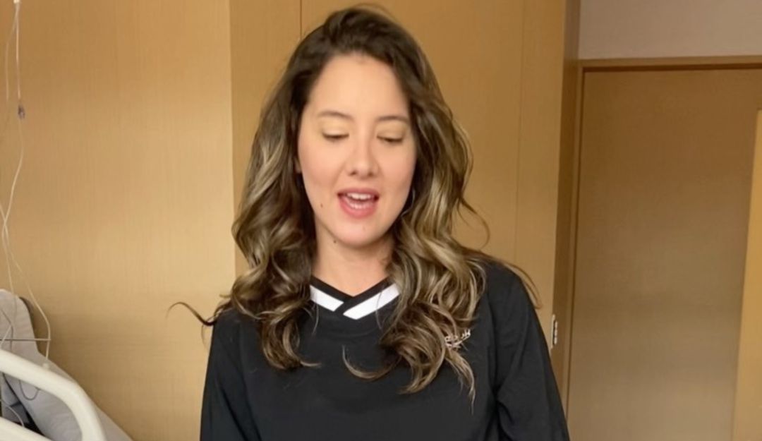 Daniella Álvarez amputación pie: Daniella Álvarez da sus primeros pasos doce días después de su cirugía