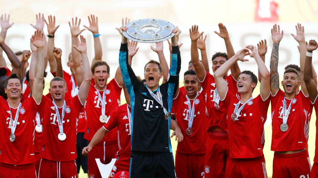 Así celebró el Bayern Munich su octavo título consecutivo en la Bundesliga