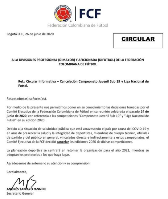 Cancelación de campeonatos de futsal en Colombia 2020: Colombia se despide del futsal en el 2020: cancelados los campeonatos Cancelación de campeonatos de futsal en Colombia 2020: Colombia se despide del futsal en el 2020: cancelados los campeonatos