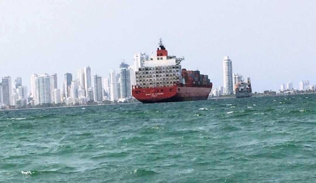 Barcos en Cartagena: Tras dos meses retenido, liberan barco Spirit of Hamburg en Cartagena