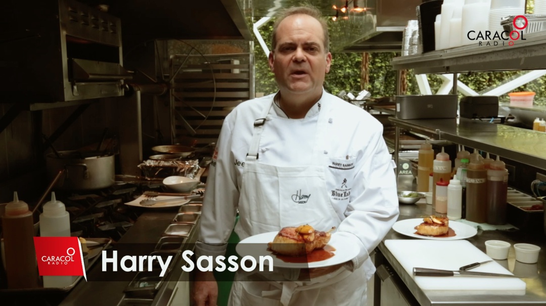 Harry Sasson y su receta Chuletón de cerdo