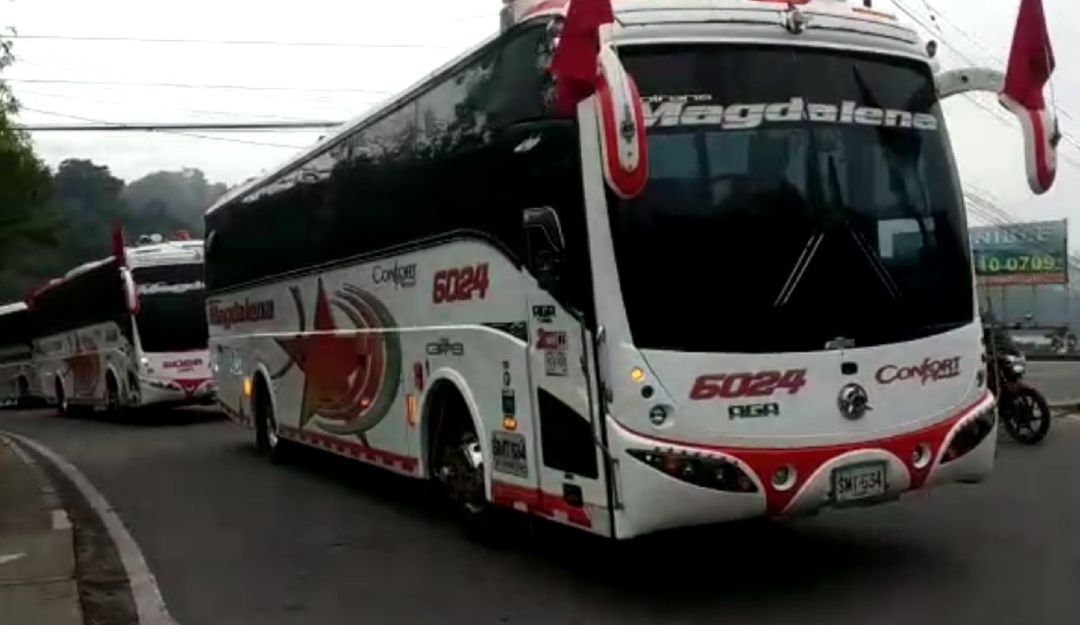 BUSES MOVILDIAD CARRETERAS SANTANDER MUNICIPIOS: Aún no se autoriza la movilización de buses por vías de Santander
