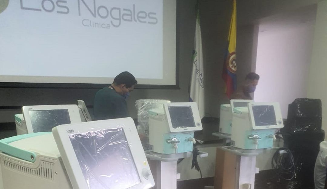 Coronavirus: Primeros ventiladores de MinSalud fueron entregados a Clínica Los Nogales