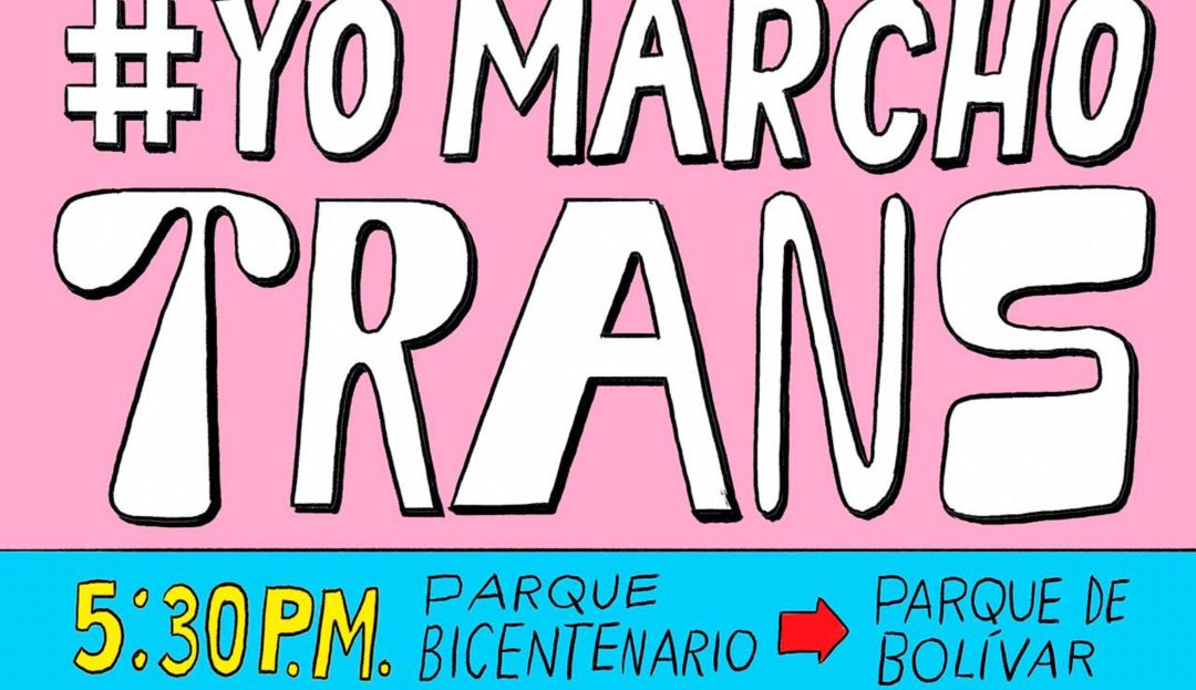 Marchas en Medellín: Activistas trans de Medellín marchan en rechazo a muertes violentas