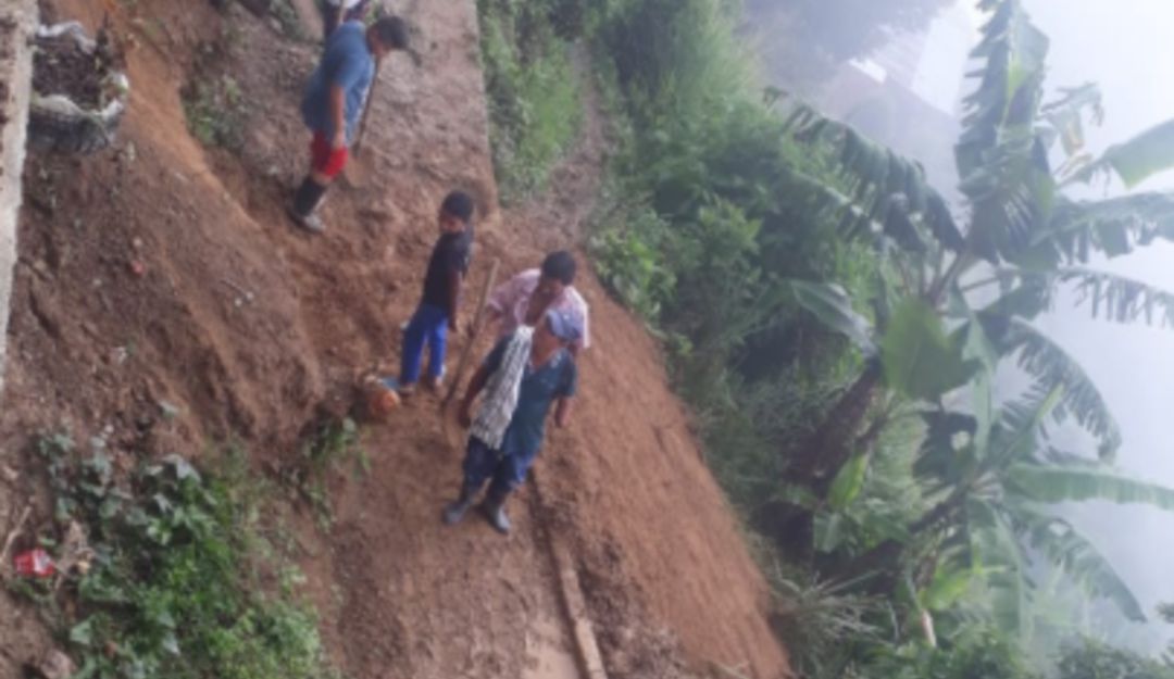 Derrumbes en Caldas por las lluvias: Marmato y Aguadas registran derrumbes por las fuertes lluvias