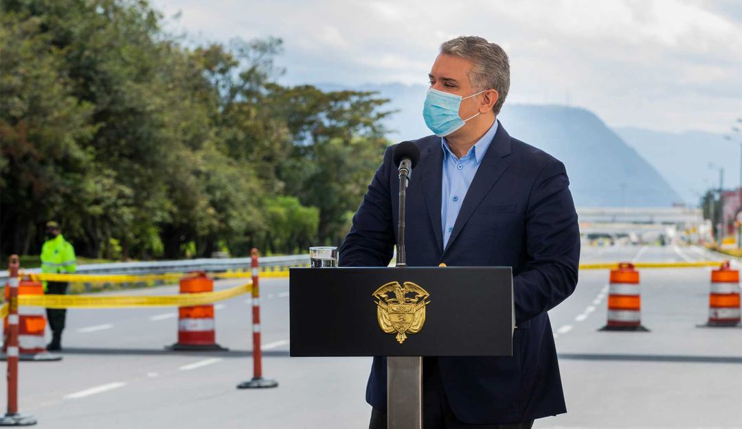 Noticias Bogotá: Duque entregó obras de ampliación de la Autopista Norte
