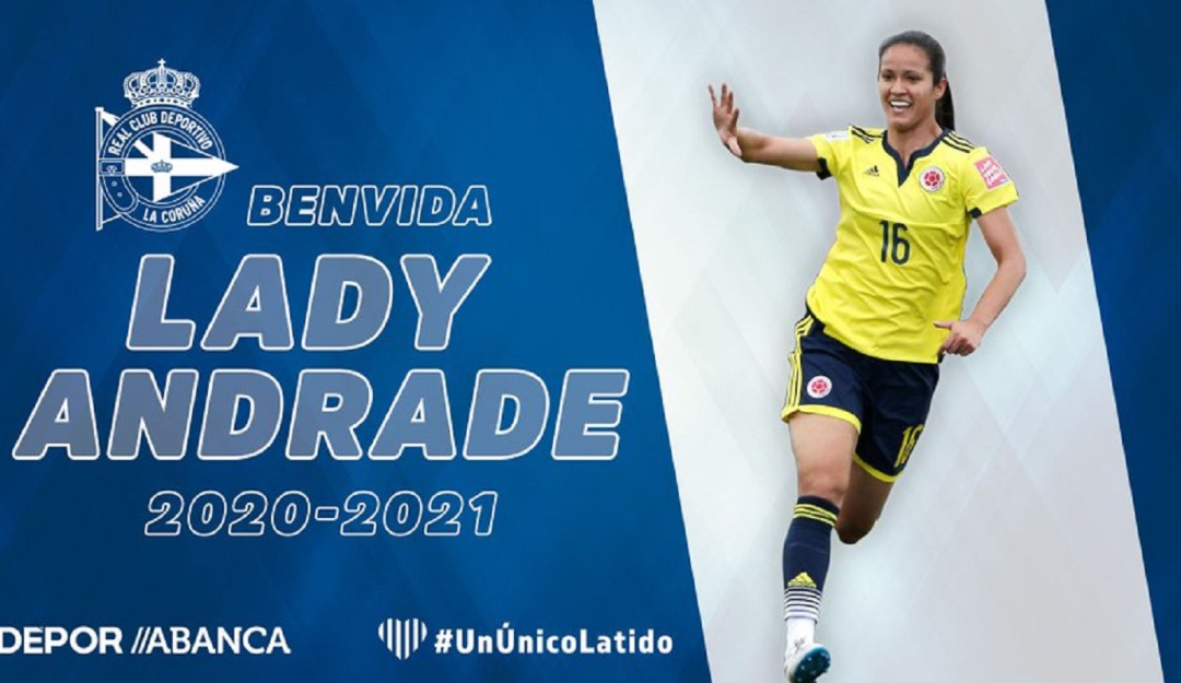 Lady Andrade Deportivo La Coruña: Lady Andrade, nueva jugadora del Deportivo La Coruña femenino