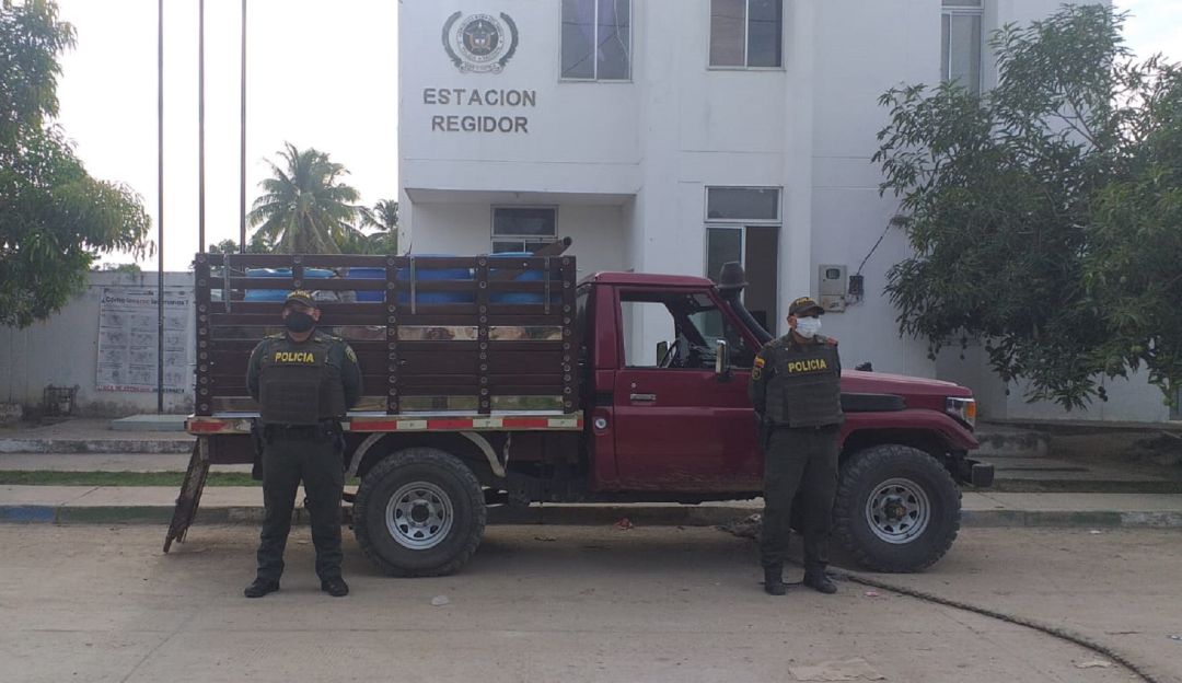 Incautan vehículo en Bolívar: Incautan vehículo con combustible de contrabando en Bolívar