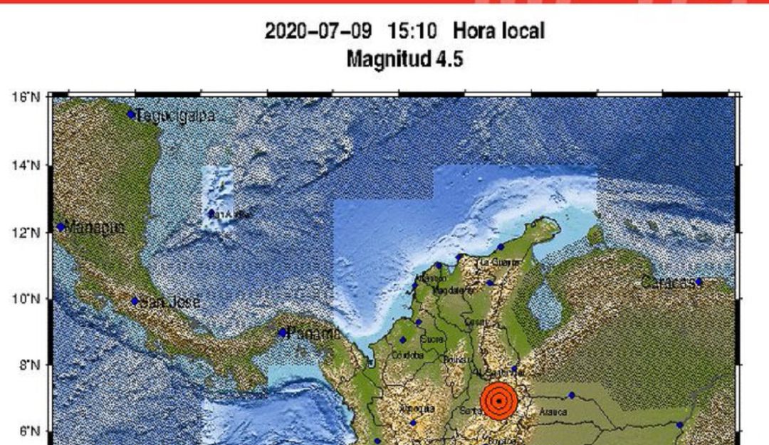 Bucaramanga temblor sismo Santander: Nuevo sismo sacudió este jueves Santander
