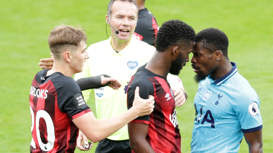 Con Lerma y sin Dávinson, Bournemouth y Spurs empataron