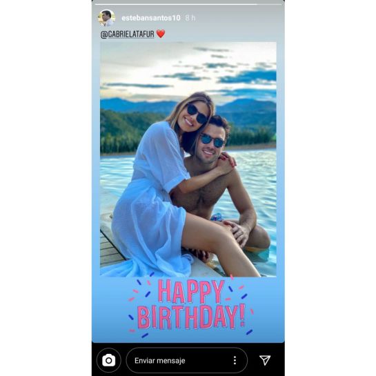 Gabriela Tafur: Con sensual foto, Esteban Santos celebró el cumpleaños de Gabriela Tafur Gabriela Tafur: Con sensual foto, Esteban Santos celebró el cumpleaños de Gabriela Tafur