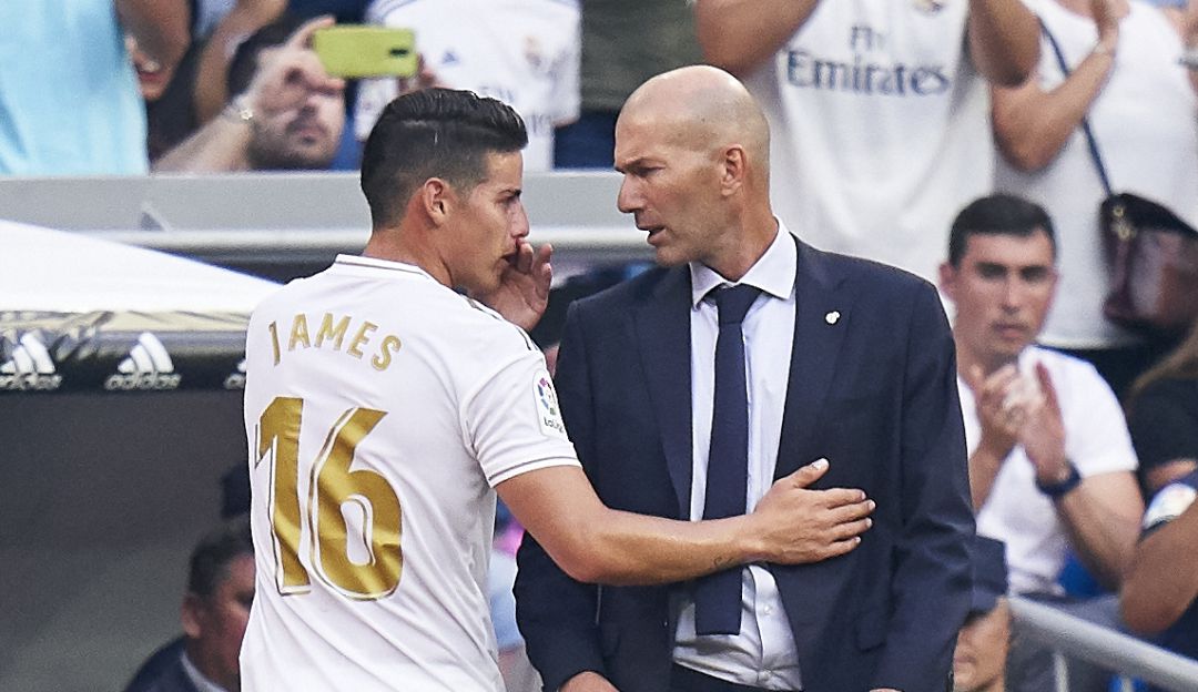 Zinedine Zidane sobre James Rodríguez en el Real Madrid: Las palabras de Zidane que dejarían a James por fuera del Real Madrid