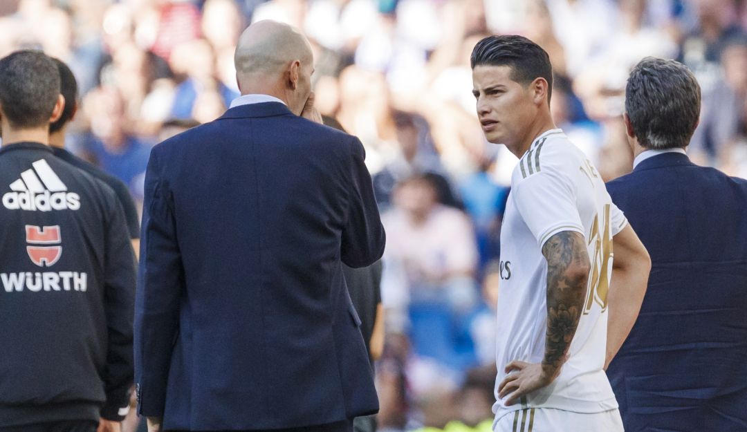 James Rodríguez: “James es un jugador importante, siempre lo ha demostrado”: Zinedine Zidane