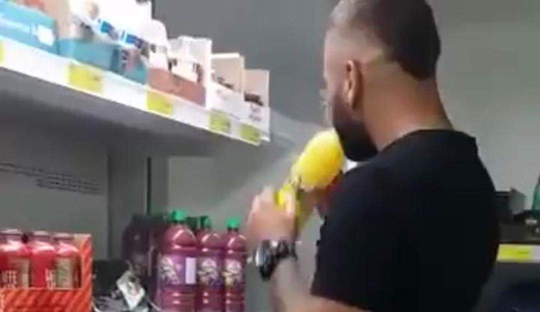 Catador de jugos en Belén de Umbría: Instauran demanda en contra del joven que probó jugos en un supermercado