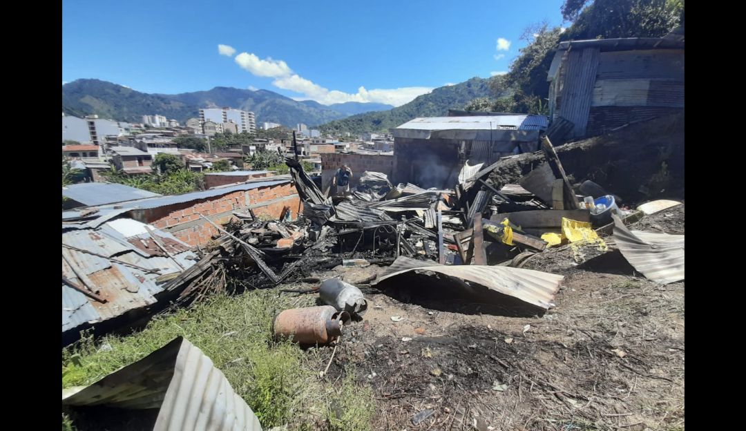 Incendio Belencito: Emergencia en el barrio Belencito de Ibagué