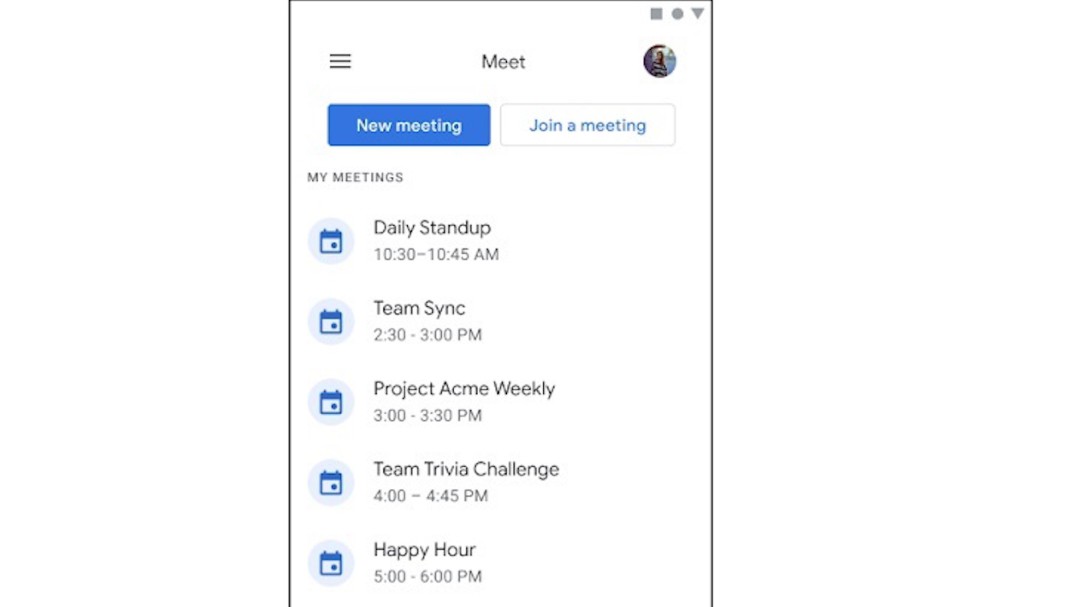 Videoconferencias de Google Meet se integran en Gmail para Android