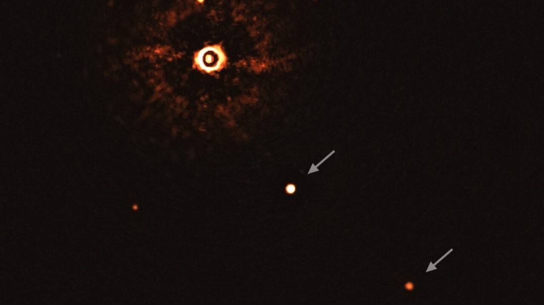 Primera imagen de un sistema planetario en una estrella de tipo solar
