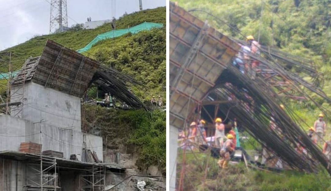 Puente conseción vías del Nus obrero muerto cuatro heridos: Ya son dos los obreros fallecidos en el desplome de la columna de un puente