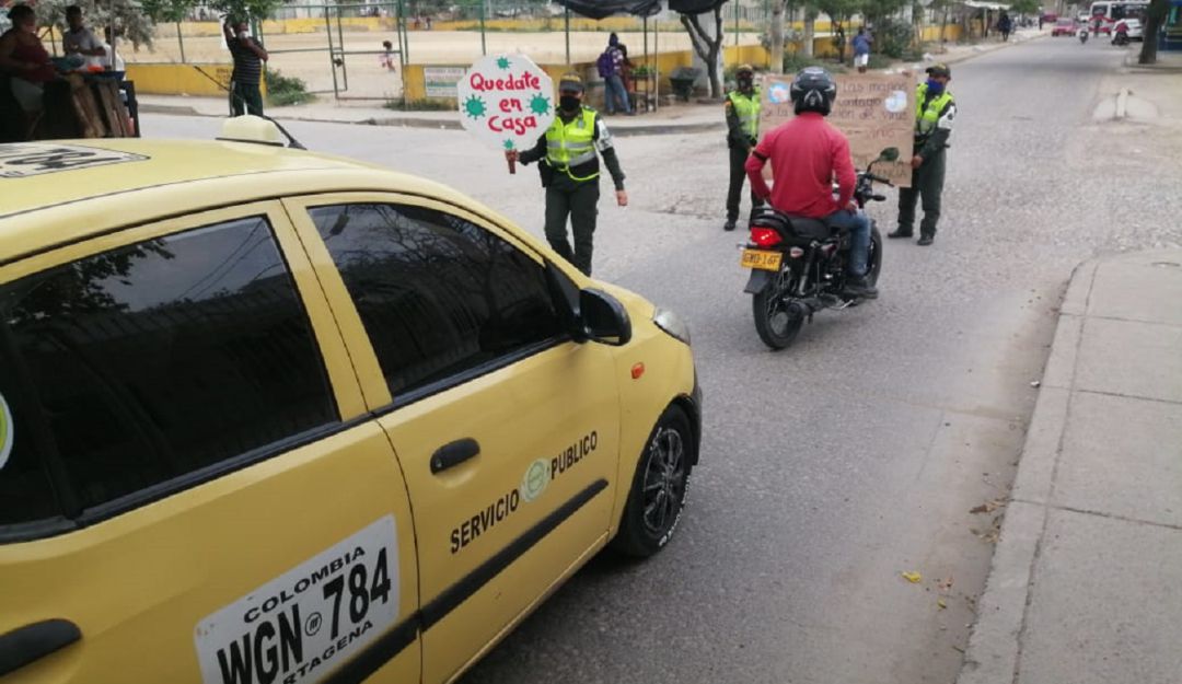 Jornadas de prevención Coronavirus en Cartagena: Policía lidera jornadas de prevención del Coronavirus en Cartagena