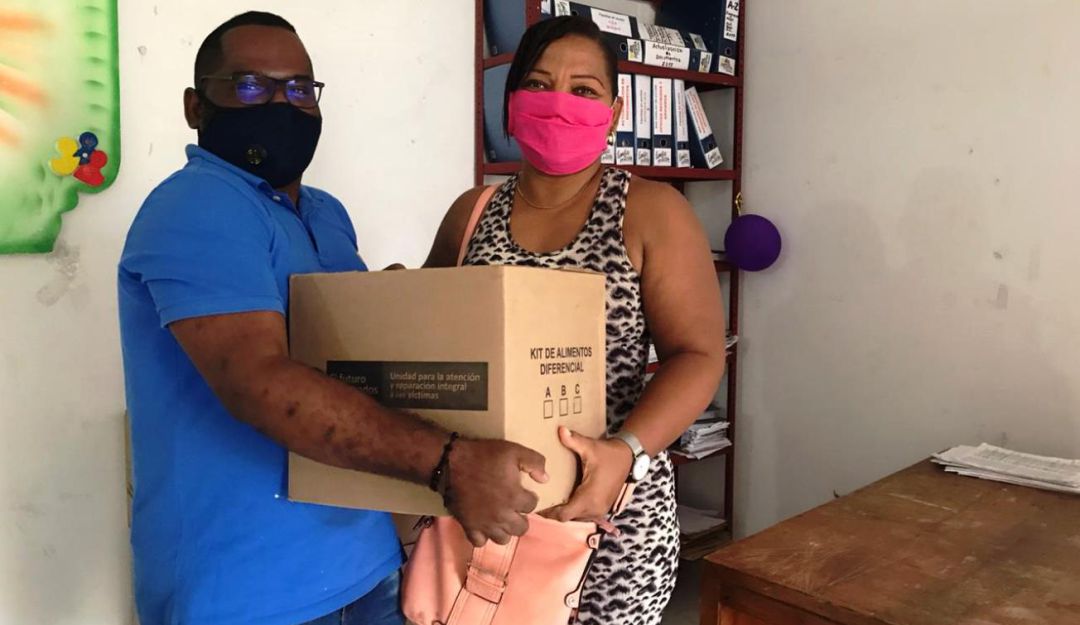 Familias vulnerabilidad Bolívar: Familias en condición de vulnerabilidad en Bolívar, recibieron 1.623 kits