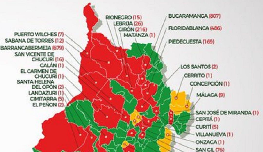 Salud casos nuevos Santander COVID-19: Santander tiene 194 casos nuevos de COVID-19