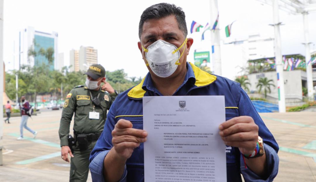 Demanda de alcalde de Cali contra EPS: Ospina demanda a las EPS por demoras en resultados de pruebas de COVID