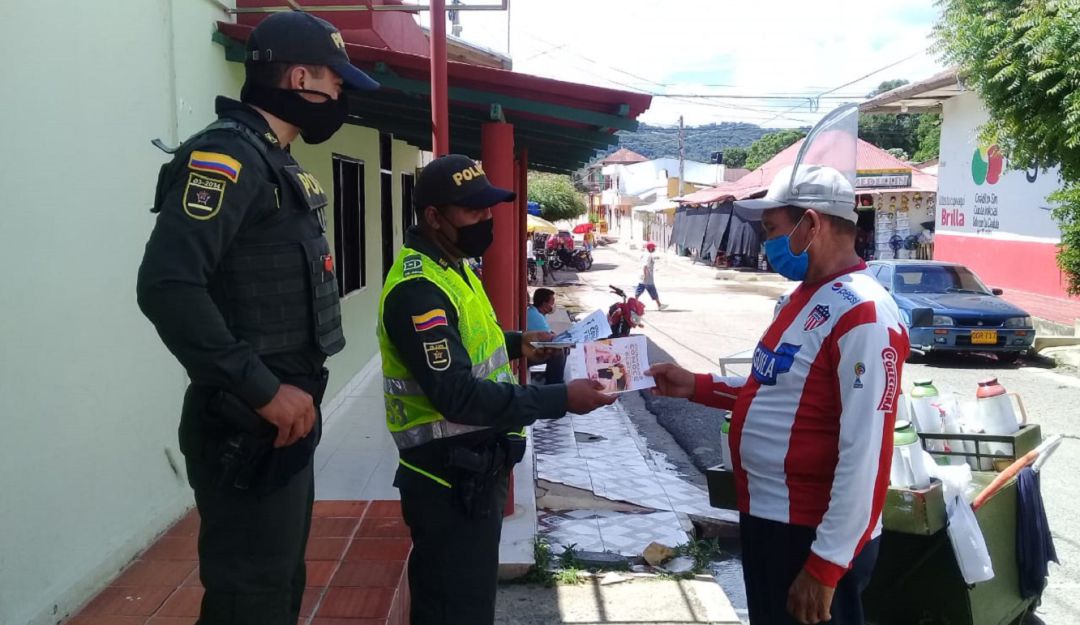 Policía en Bolívar: En Bolívar, realizan pedagogía para enseñar derechos y deberes ciudadanos