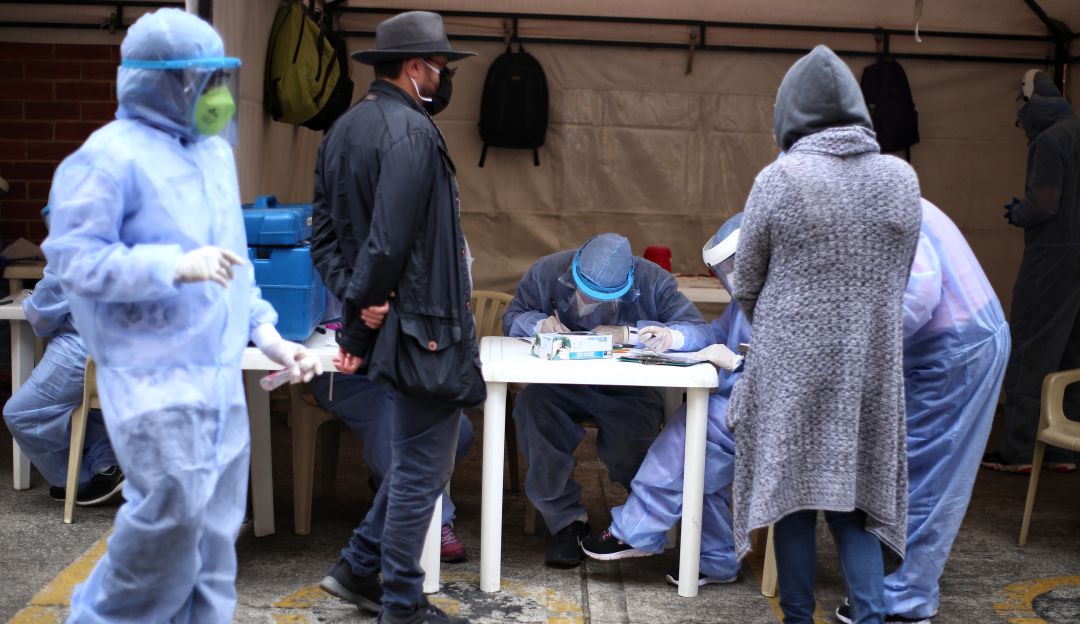 contagios COVID en Colombia: Sólo en el mes de agosto Colombia podría duplicar los contagios COVID