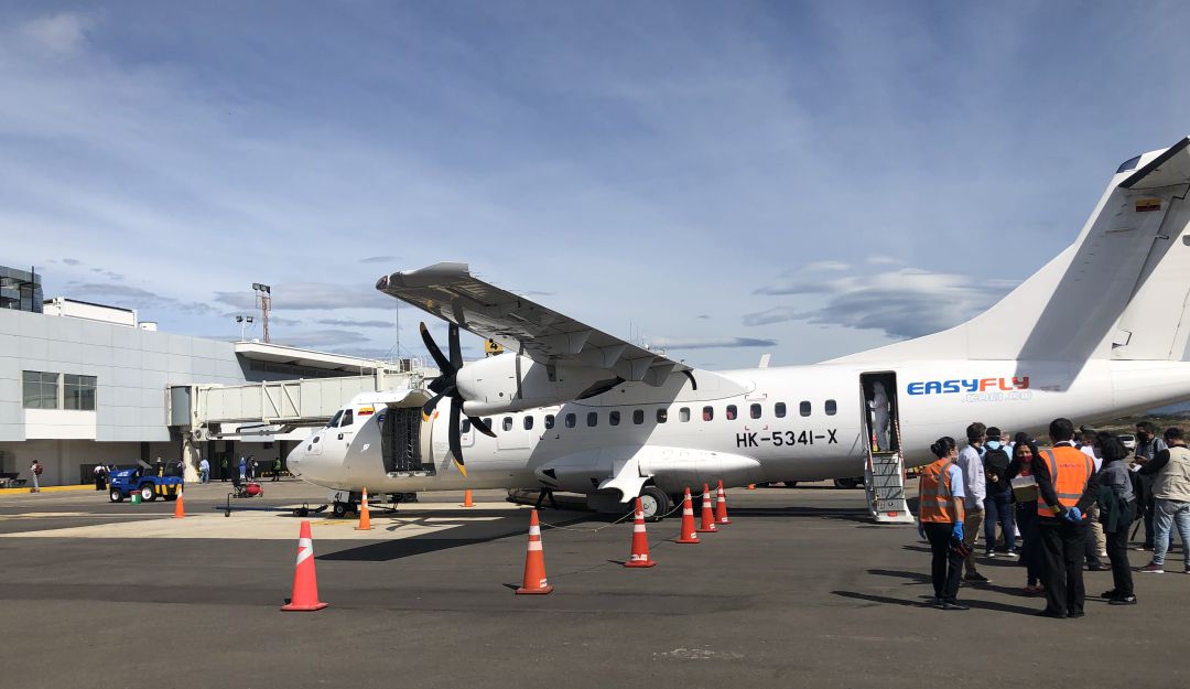 Transporte aéreo coronavirus: 439 pasajeros se han movilizado en el vuelo piloto entre Cúcuta-Bucaramanga