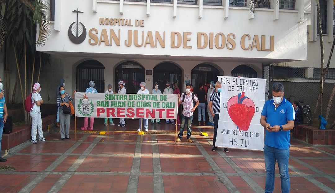 Crisis del San Juan de Dios: Protestas en el hospital San Juan de Dios afectado por la crisis financiera