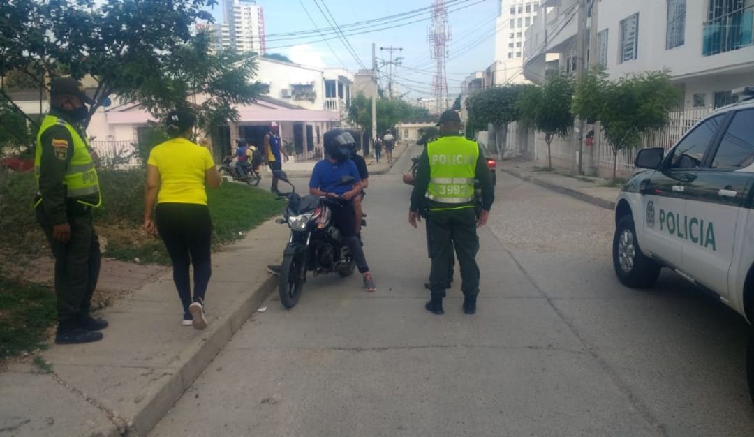 Capturas por violación de medidas sanitarias en Cartagena: Capturan a 20 personas por violación de medidas sanitarias en Cartagena