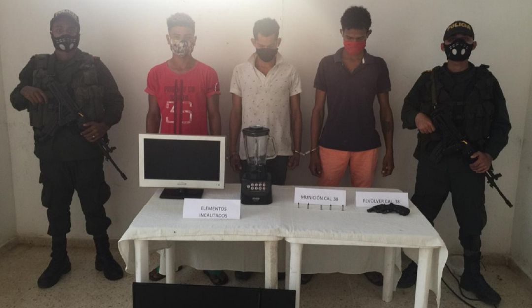 Capturas porte ilegal de armas en Bolívar: Tres capturados por porte ilegal de armas en el sur de Bolívar