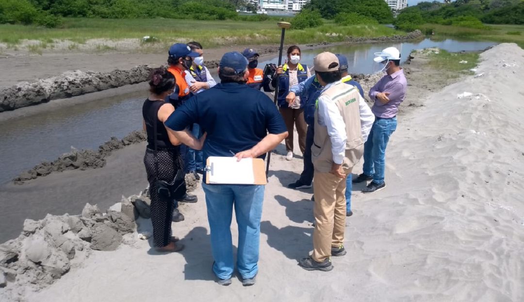 Inspección técnica El Laguito en Cartagena: Realizan inspección técnica a El Laguito en Cartagena