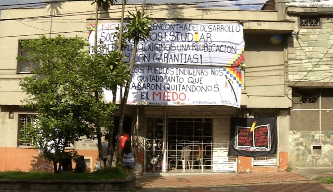 Polémico desalojo a residencia de estudiantes indígenas en el barrio Prado