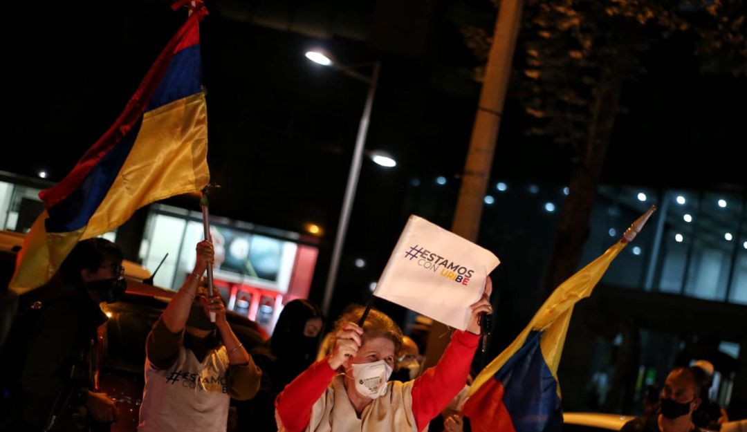 Álvaro Uribe: 15 comparendos se impusieron por manifestaciones por situación de Uribe