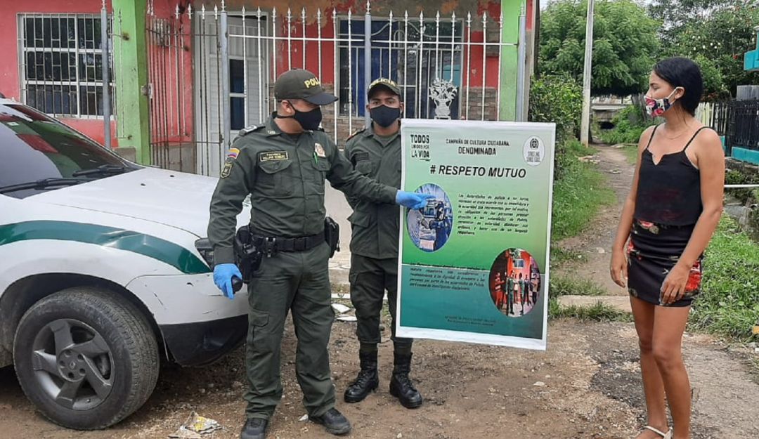 Agresión policial: En Bolívar, campañas para evitar intolerancia entre ciudadanos y policías