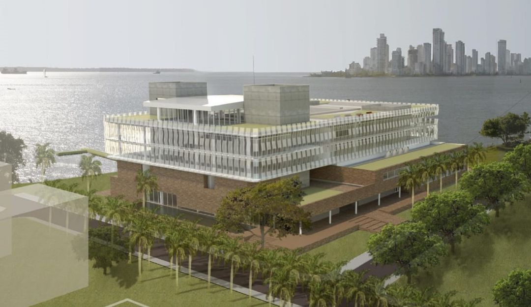 Mar Caribe en Cartagena: En Cartagena, inician obras de la nueva sede del CIOH Caribe