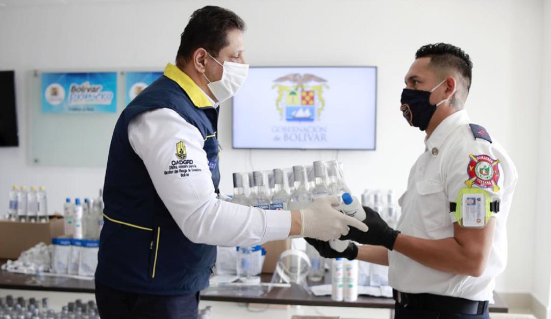 Gobernación entrega elementos de Bioseguridad: En Bolívar, organismos de socorro reciben elementos de bioseguridad