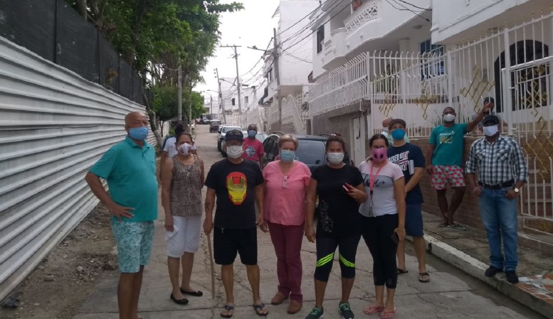 Quejas por construcción barrio El Golf en Cartagena: Quejas por construcción aledaña al barrio El Golf en Cartagena
