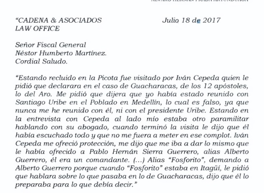 Manipulación testigos: Así se giraban los pagos al exPara Carlos Vélez para ‘todo el montaje’ Manipulación testigos: Así se giraban los pagos al exPara Carlos Vélez para ‘todo el montaje’