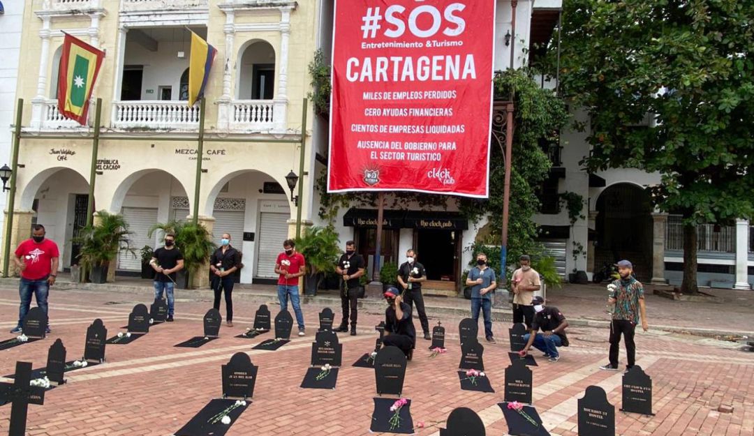 Funeral Cartagena negocios: Funeral de empresarios del Centro Histórico de Cartagena para sus negocios