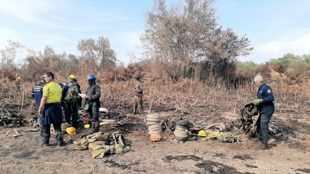 135 hectáreas afectadas por incendio del parque Salamanca