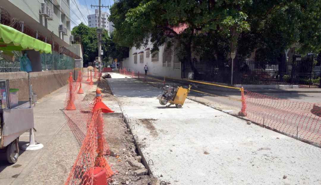 Pie de la Popa pavimentación: Continúa cerrada calle 29d del Pie de la Popa por obras de pavimentación